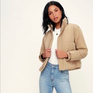 Wildfang x RVCA puffer jacket MSRP $110